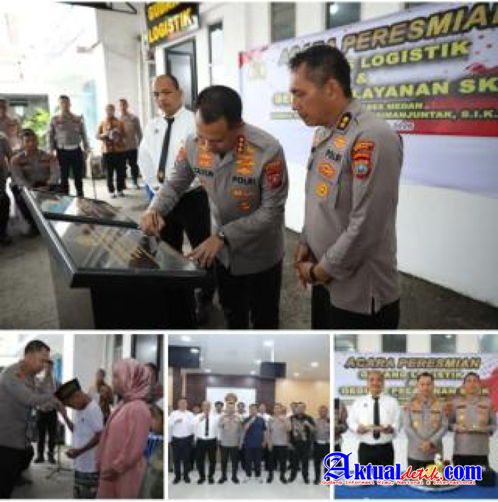 Polrestabes Medan Punya Gedung Baru Logistik Dan Ruang SKCK, Perkuat Pelayanan Kepada Masyarakat
