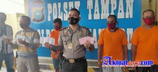 Lagi-lagi Polsek Tampan Ringkus Premanisme
