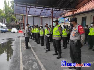 Polres Gianyar Siagakan Personel di Hari Manis Galungan