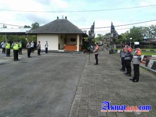 Serangkaian Kunjungan Kerja di Polsek Tampaksiring, Ini Arahan Kapolres Gianyar