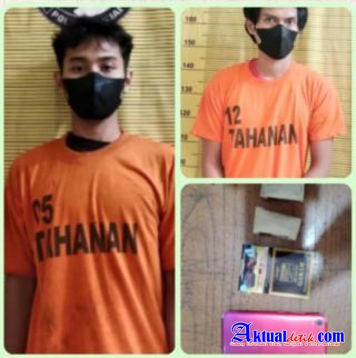 Gunakan Teknik Undecover, Satresnarkoba Amankan 2 Orang Pria Bersama Barang Buktinya