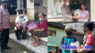 Selama Stok Bansos Masih Ada, Bhabinkamtibmas Tak Henti Menyalurkan Ke Masyarakat Bawah