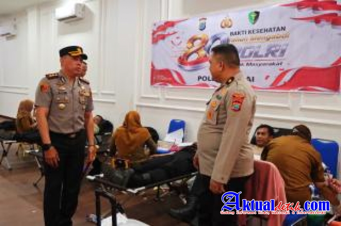 Menyambut Hari Bhayangkara ke-80 Tahun 2026, Polres Binjai Melaksanakan Bakti Kesehatan