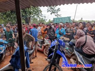 Kecewa Aspirasi Tidak Ditanggapi Warga Usir PT MSK Perusahaan Tambang Dari Desa Penyak