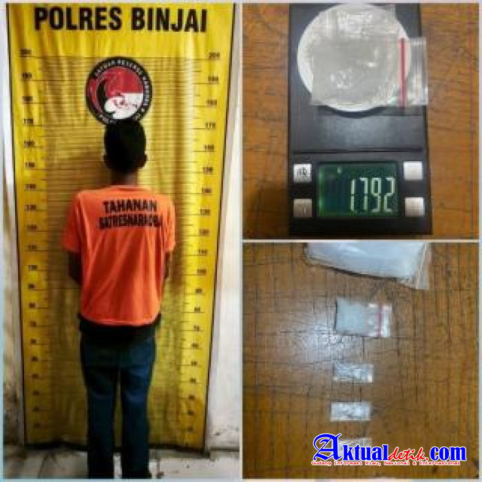 Kapolres Binjai AKBP Bimo Moernanda Persempit Ruang Gerak Pengedar Sabu, Satu Pria Diamankan