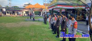 Polres Klungkung Gelar Apel Satgas Gakkum PPKM Darurat