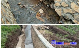 Proyek Pembangunan Drainase Desa Molonggota TA 2021 Senilai Ratusan Juta Rupiah Ambruk
