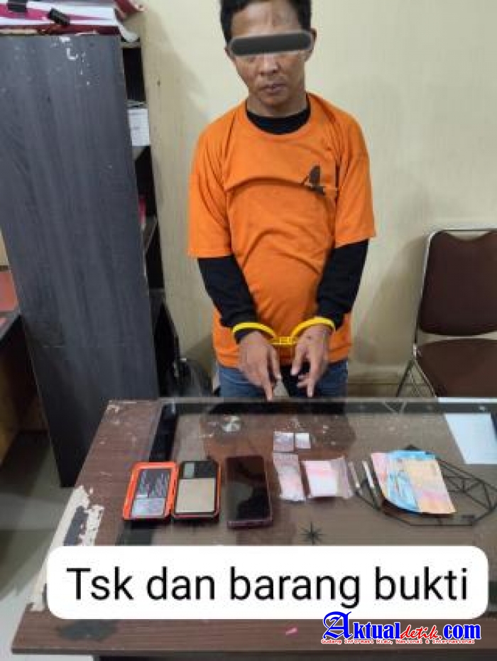 Gerebek Sarang Narkoba di Simpang Zentrum, Polres Karo Dan BNNK Amankan Diduga Pengedar Sabu