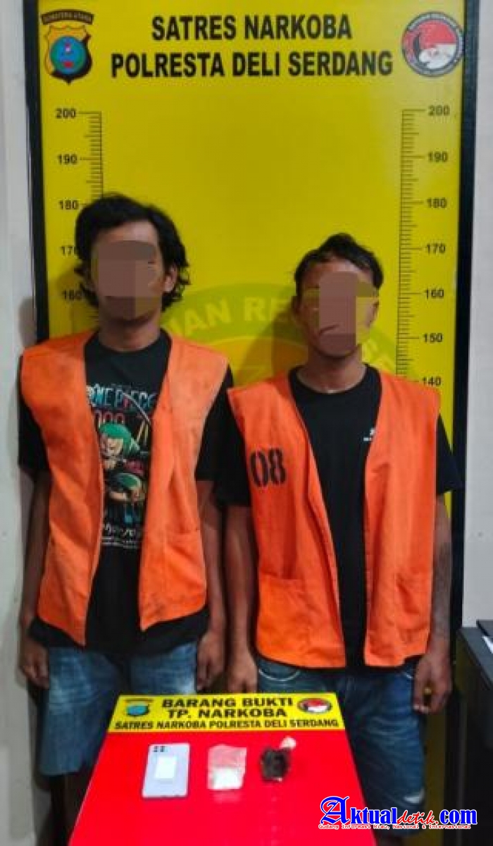 Sabu 20,35 Gram Terbongkar di Batang Kuis, Dua Pria Diamankan Polisi