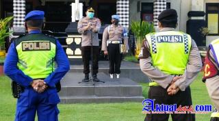 Pimpin Apel Pagi, Wakapolres Gianyar Sampaikan Terimakasih