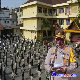 Pimpin Apel Pagi Bersama Jajaran, Kapolresta Kembali Ingatkan Netralitas Polri