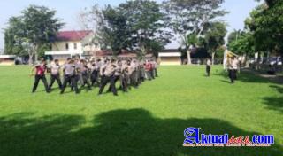 Kasat Sabhara Polresta Deli Serdang Gelar Latihan Pengendalian Massa