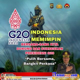 Manfaatkan Media Sosial, Kapolsek Blahbatuh Polres Gianyar Ajak Sukseskan Presidensi G20