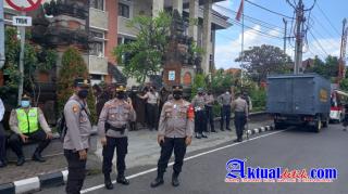 Polres Gianyar Laksanakan Giat Pengamanan di Pengadilan Negeri Gianyar