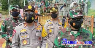 Cegah Covid-19 Libur Lebaran, Kapoldasu dan Pangdam I/BB Tinjau Obyek Wisata di Berastagi