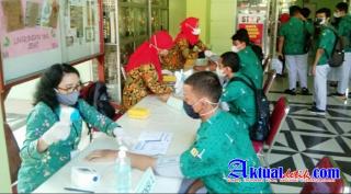 Sejumlah 1.181 Siswa SMA Negeri 4 Semarang Lakukan Suntik Vaksin