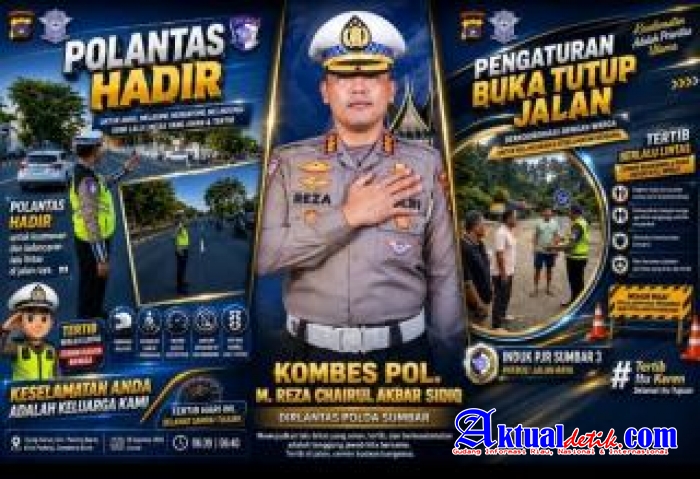 Dirlantas Polda Sumbar Utamakan Keselamatan Pengguna Jalan Lebih Prioritas