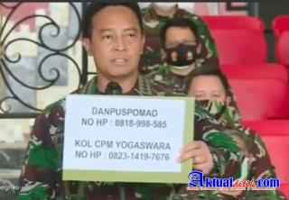 Jenderal TNI Andhika Tegas, Ancam Prajurit TNI Dihukum Berlapis Dan Pemecatan