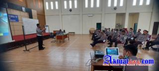 Sat Lantas Polres Lhokseumawe Laksanakan Pelatihan Fungsi Teknis Pengawalan dan Penanganan Laka