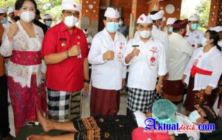 Bupati Sanjaya Hadiri Pelantikan Pengurus PMI Tabanan Periode 2021-2026
