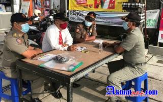 Polres Klungkung Gelar Operasi Yustisi Dengan Tetap Patuhi Prokes