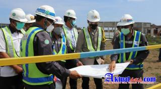 Kapolres Buleleng Cek Personel Pengamanan Gudang Handak di Proyek Bendungan Tamblang