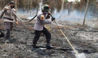 75 Titik Api Berhasil Dipadamkan Polda Riau