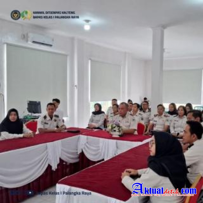 Bapas Palangka Raya ikuti Rapat Analisis Dan Evaluasi Bidang Pemasyarakatan