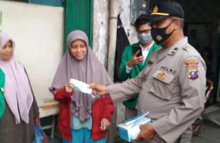 Polsek Medan Area Melaksanakan Protokol Kesehatan Covid 19
