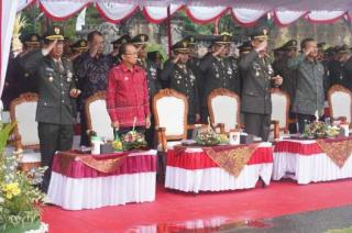 Danrem 163/Wsa Menghadiri Upacara Peringatan Hari Bhayangkara Ke-77 Tahun 2023
