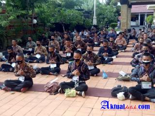 Jalankan Darma Agama dan Darma Negara, Selalu Ditanamkan Pada Personil Polres Karangasem