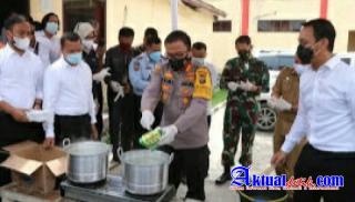 Kapolresta Deliserdang Pimpin Pemusnahan Barang Bukti Narkotika Jenis Sabu, Seberat 5.070,3 Gram
