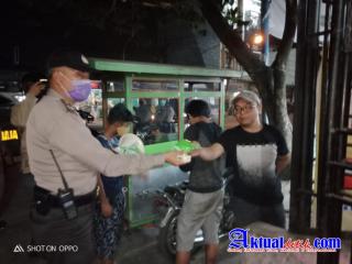 Polsek Medan Area Melaksanakan OPS Yustisi Terhadap Pelanggaran Protokol kesehatan COVID-19