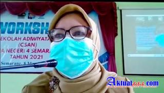 SMA Negeri 4 Semarang Gelar Workshop Calon Sekolah Adiwiyata Nasional ( CSAN ) 2021
