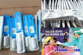Gratis, Ditresnarkoba Polda Riau Lakukan Test Narkoba DiLingkup Tenaga Kerja