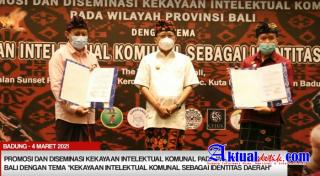 Gubernur Bali Buka Promosi dan Diseminasi Kekayaan Intelektual Komunal Hasilkan 1718 Hak Cipta