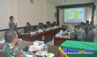 Danrem 045/Gaya Pimpin Rapat Werving Secaba PK TNI AD TA. 2021