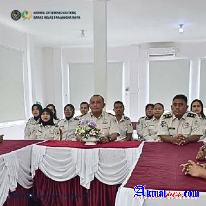 Bapas Palangka Raya Ikuti Sosialisasi Mekanisme Pengusulan Amnesti